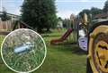 Mum's 'dangerous' discovery in play park