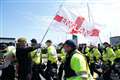 Anti-immigration protesters halt traffic at port of Dover