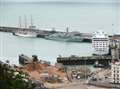 Ships dock at Dover for celebr