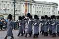 Soldier on Tower of London patrol appears to step on child’s foot