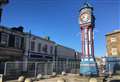 Town's clock tower to change colour