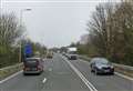 A2 closed in both directions after five-vehicle crash and fuel spillage