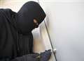 Balaclava-clad burglar breaks into home