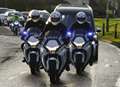 Police bikes give former instructor funeral escort