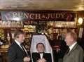 Pub landlord's coffin protest