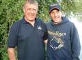 Soccer star Bowyer films at Kent fishery