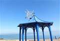 Mystery over trolley stuck on bandstand