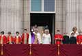 Royals watch flypast after King Charles III is crowned at Westminster Abbey