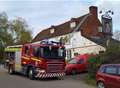 Chimney fire at pub