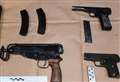 Haul of guns and ammunition seized