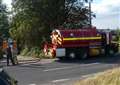 Firefighters battle converted barn blaze