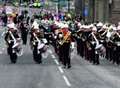 HMS Chatham parade