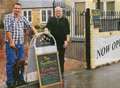 Pub reopens after tragic death