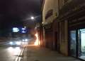 Arson probe after fire crews tackle rubbish blaze 