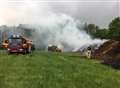 300 tonnes of manure goes up in flames 