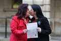 First Northern Ireland same-sex couple changes civil partnership into marriage