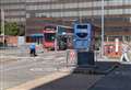 Police and paramedics descend on bus station