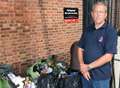 Soldier threatened over rubbish collection