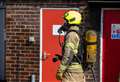 Blaze in derelict building burns for hours 