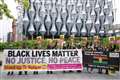 Anti-racism protesters gather in London