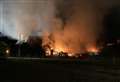 Fire rips through barn and two buildings