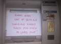 Police investigate after ATM stuffed with dog mess 