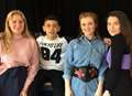 Teenage stars join students for campaign against cyberbullying 