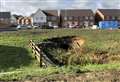 Sinkhole appears near new housing development