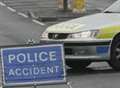 Road closed after crash