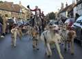 Campaigners against fox hunting hound riders at popular meet