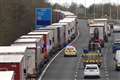 Christmas rush and Brexit uncertainty fuel miles-long lorry queues