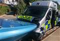 Speed camera van in crash with speedboat