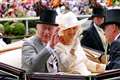 King and Queen joined by Frankie Dettori in procession on Royal Ascot final day