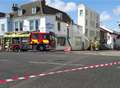 Crews tackle restaurant fire