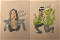 #DrawEurovision: Artists create quick caricatures as Eurovision acts perform