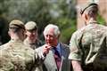 Charles tells Guardsmen who took part in Philip’s funeral they ‘did him proud’