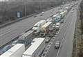 Traffic released on M25 following multi-vehicle crash