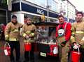 Festive collections by firemen