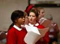 Schoolchildren perform concert