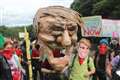 Climate activists scale building at Ineos oil refinery