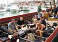 Viking ship arrives in Ramsgate