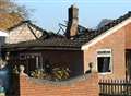 Man treated for shock as bungalow blazes