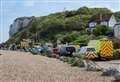 Major emergency services response after car ‘goes off cliff’