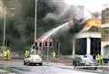 Devastating fire left huge furniture store a smouldering shell