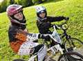 BMX riders Chloe and Nicholas