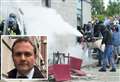 Kent MP slams protestors after hotel set on fire