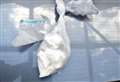 Knuckleduster and cocaine seized after M20 crash