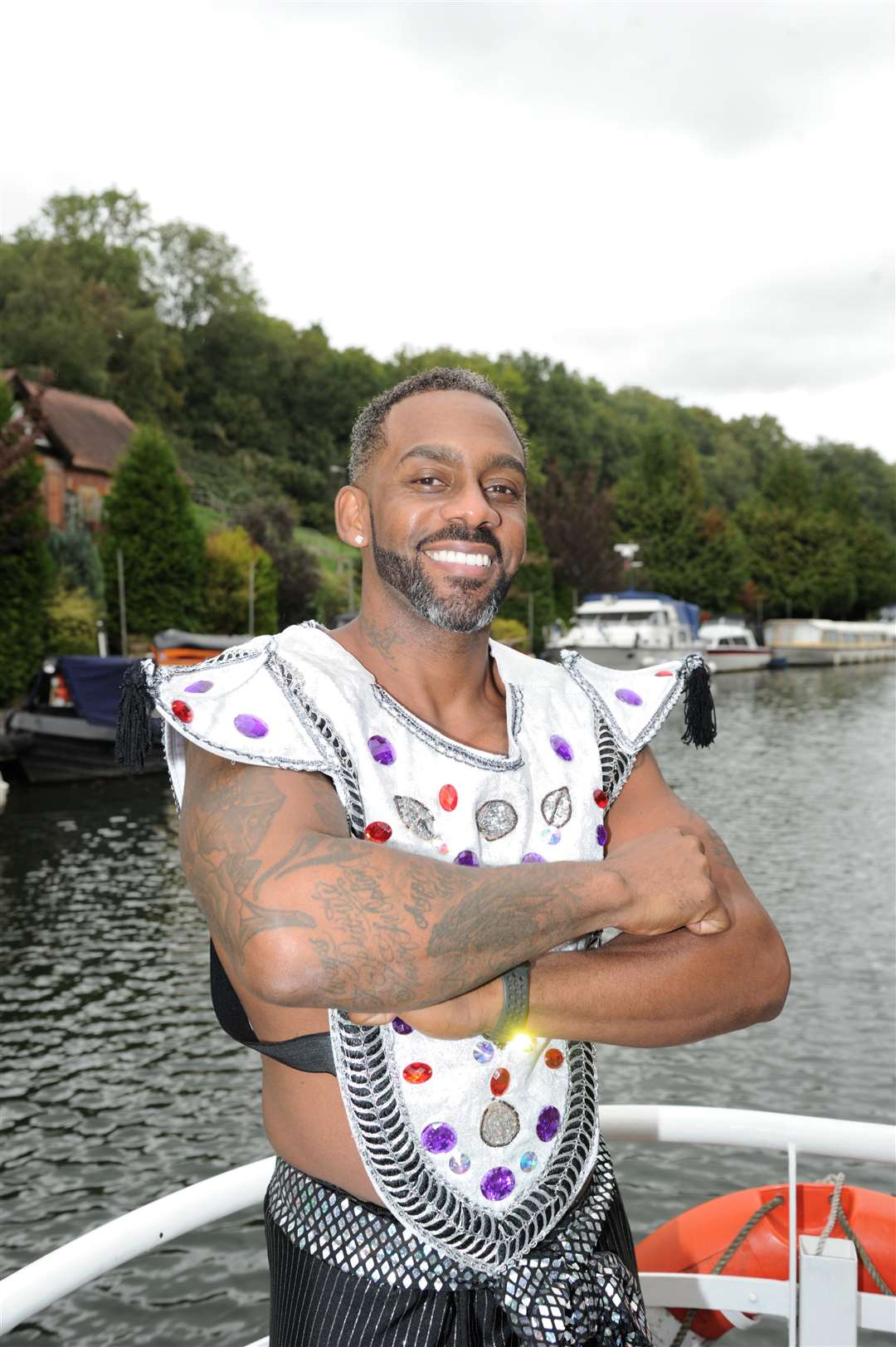 Richard Blackwood plays the genie of the lamp at Maidstone's Hazlitt this year