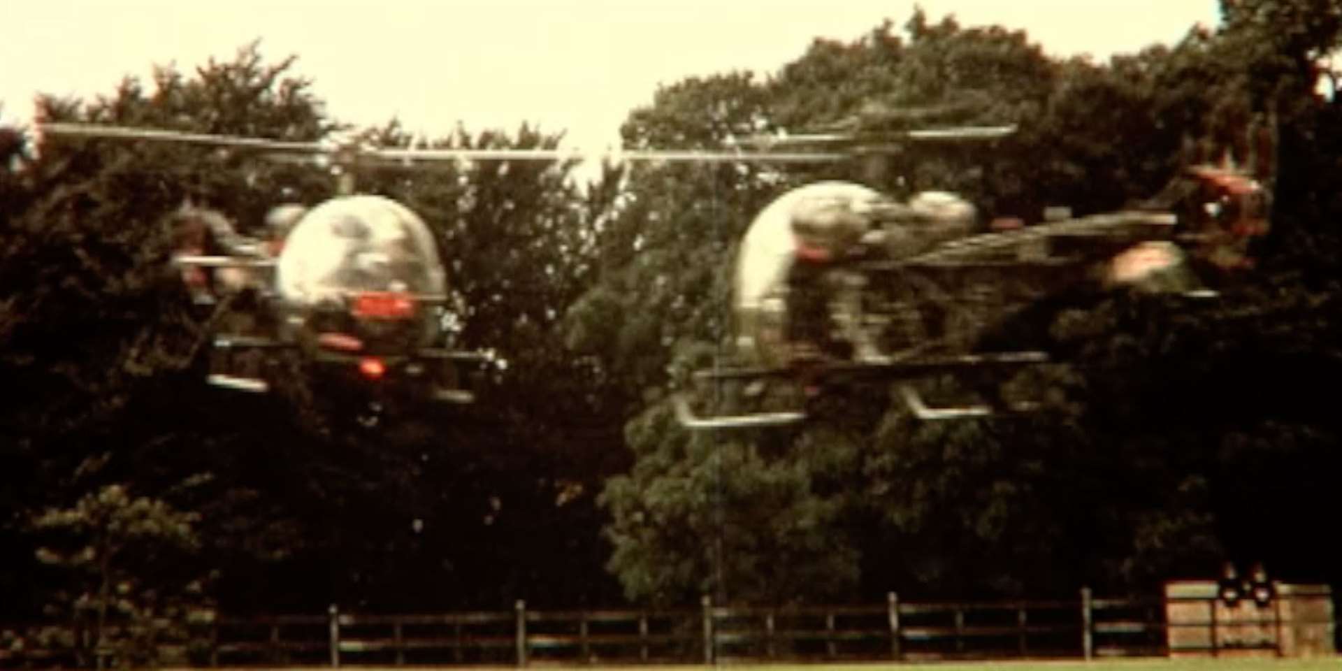 Model helicopters at the Old Park Barracks open day, 1971. Picture: Annual Dover Film festival