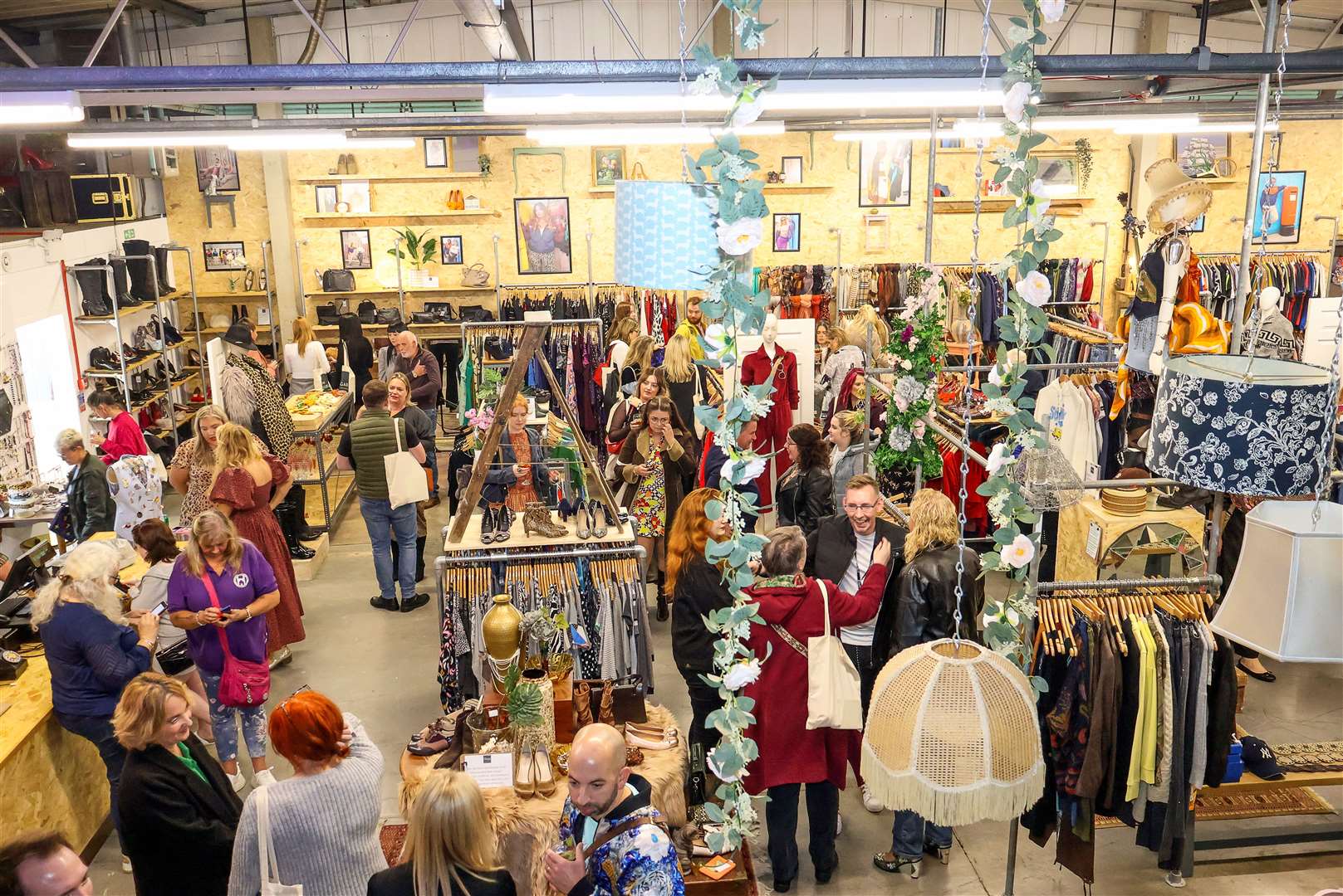 Friends of the Wisdom Hospice charity shop, The Hangar, near Rochester Airport. Picture: Rachel Evans